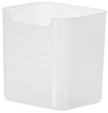 Qcwwy Refrigerator Organizer Box, Fridge Side Door Storage Box Plastic Food Box Clear Translucent Refrigerator Organizer Bin Space-Saving Organizer Bins for Refrigerator