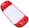 IMIKEYA 2 Pièces Rangée Flottante Gonflable Salon Flottant Forme lit à Eau Tapis Flottant Tapis de Forme lit Flottant d'été lit Flottant de Natation lit à Eau en Forme de Pantoufle