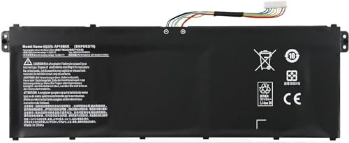 11.25V 43.08Wh/3831mAh AP19B8K Laptop Battery Compatible for Acer Aspire A315-23 A315-23G A315-58 A317-52 A317-53 A514-53 A515-56 Swift 3 SF314-42 SF314-57 TravelMate P2 TMP214-51 TMP214-52 Series