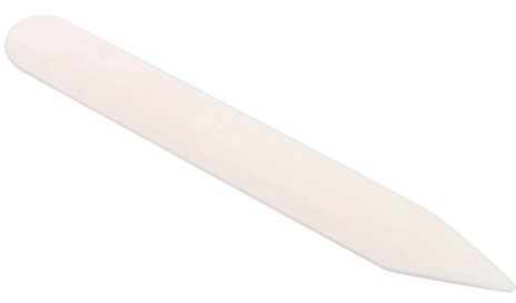 OEBUAFI Dossier en Os Véritable, Outil en Os Véritable pour L'artisanat du Cuir, Longueur de 6 Pouces, Tête Pointue pour Froisser et Marquer, pour Lisser et Coller Les Cuirs