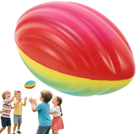 Grip Football, Mini Soft Foam Youth Football, Mini Football For Kids Spiral Foam Footballs Bulk, Solid Grip Toy Colorful Ball For Practice Team Play Backyard Beach Party Indoor Outdoor