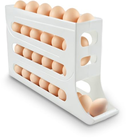 Eierhalter Kühlschrank Organizer Automatisches Rollen Eierhalter