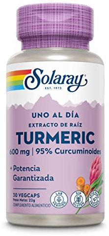 Solaray Super Turmeric 300mg | Cúrcuma | 30 VegCaps