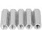 5pcs Coupling Nuts Hex Long Rod Sleeve Nut Carbon Steel Standoff M10 Threaded Fasteners(M10*50) Nut