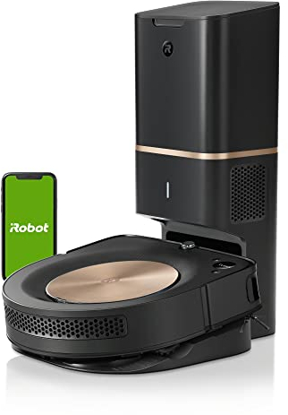iRobot Roomba s9+ (9550) Robot Vacuum with Automatic Dirt Disposal- Empties Itself, Wi-Fi Connected, Smart Mapping, Powerful Suction, Anti-Allergen System, Corners & Edges, Ideal for Pet Hair, Black