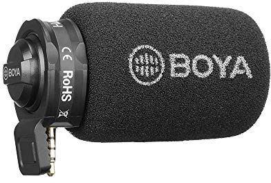 Boya Micro pour Smartphone (Prise Jack 3,5 mm) pour iOS/la Plupart des appareils Android