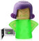 Angry Mama Nettoyant pour micro-ondes, nettoyeur à vapeur pour four à micro-ondes, lave-vapeur Angry Mom nettoyant facilement les taches de crud en quelques minutes