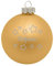 Deitert Weihnachtskugel mit Namen oder Wunschtext graviert, Ø 8cm, personalisierte Christbaumkugel aus Glas (matt), individueller Weihnachtsbaumschmuck mit Gravur, Sternen-Motiv, Gold