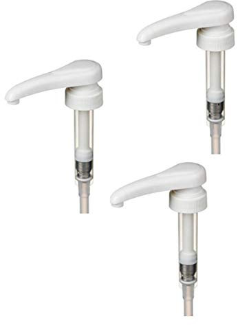 Adems Lot de 3 pompes à sirop pour bouteilles de sirop Da Vinci, Torani et Routin 1 L