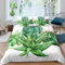 Homemissing Tropische Botanische Zweige Bettwäsche Set 135x200cm Kaktus Bettbezug Set für Jungen Mädchen Frauen Boho Sukkulente Betten Set Grüne Pflanzen mit 1 Kissenbezug 2St