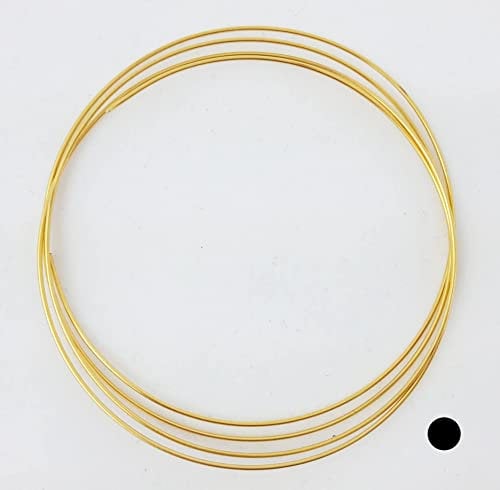 CRAFT WIRE 22 Gauge 99.99% Pure 24K Solid Yellow Gold Wire Round 1/4 Hard 1 Foot by