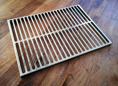 Flachrost mit Kantrahmen 34x25 cm aus Edelstahl für SMOKI Räuchertechnik (34x25)