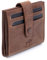 Solo Pelle Slim Wallet aus echtem Leder Platz für über 20 Karten Slimwallet Kartenetui Geldbörse für Männer und Damen (Braun)