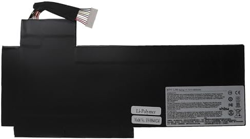 vhbw Akku kompatibel mit Medion Erazer X7615 | X7613 Notebook (4800 mAh, 11,1 V, Li-Polymer)