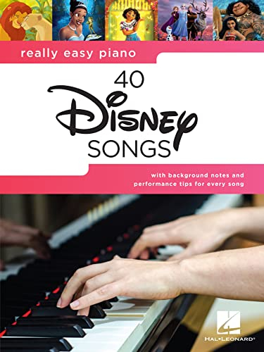 Really Easy Piano: 40 Disney Songs (English Edition)
