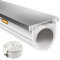DGSL Garage Door Seals Bottom Rubber，Weather Stripping Sealing Strip Replacement, Universal Weatherproof Threshold Buffering (White, 10Ft)