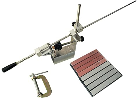 LINYY Gerrit Neues Messerschärfer-Schärfsystem Messer Apex Kantenschärfer Diamant-Schleifstein-Schärfsystem Öl-Schleifstein(Nero)