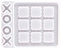 Graootoly Game Resin Molds Silicone XO Chess Board Epoxy Resin Mold DIY Craft for Kids and Adults