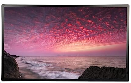 22 Zoll 24 Zoll digitaler Fotorahmen ohne WLAN, einfach zu bedienen, Diashow, unterstützt die Wiedergabe von Fotos, Videos und Musik 1080P (Color : Black, Size : 24 inch)