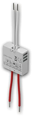 LED Dimmer ''EM18 für Taster, 230V, max. 250W, passend für UP-Dosen, mit Memoryfunktion