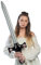 Boland Épée de Chevalier Gonflable, 103cm, pour Jeux de Rôle et Déguisements Médiévaux