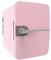 Milageto Mini réfrigérateur thermoélectrique 6L, Refroidisseur et réchauffeur à Porte Unique, réfrigérateur à Boissons 30W, réfrigérateur à Boissons Portable, Rose