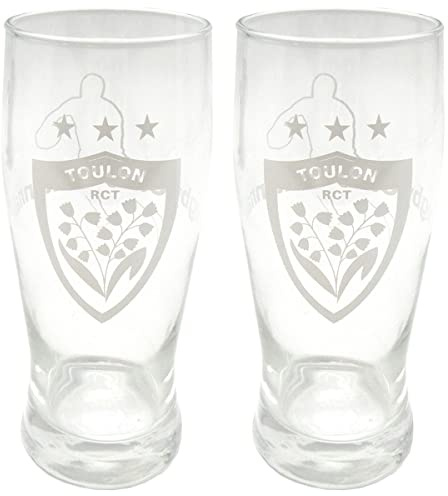 RCT 2x RC Toulon - Rugby Club Toulonnez Bierglas 300ml