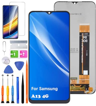Écran pour Samsung A13 4G A135F A135F/DS | avec Kit de réparation，PLS LCD，Affichage HD，Remplacement d'écran,pour Modèle：A135M A135U A135U1