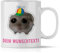 mindmonkeys® Sad Hamster Meme Lustige Tassen Hamsti Lustige Sprüche Tasse | Dein Wunschtexti Hut | Keramik 300 ml