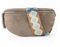 lePelou Bauchtasche aus Veloursleder, Wildleder Bauchtasche, Festival Tasche, Cross Body Tasche, Gürteltasche, Geschenk (Taupe 1, M)