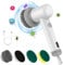 Handhold Electric Cleaning Brush Scrubber for Floor and Cars, Power Scrubber with 3 Replaceable Brush Heads for Kitchen,Bathroom