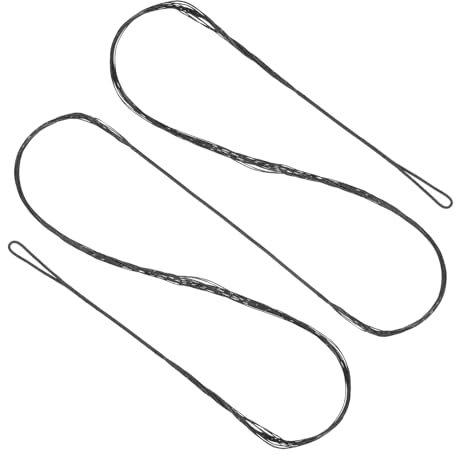 PATIKIL Recurve Bogensehne, Bogenschießen Bogensehnen Ersatz 14 Stränge Langbogen Sehne Bogenschnur für Universelle Recurvebogen Bogensportausrüstung, Schwarz AMO 70 (Tatsächlich 66)