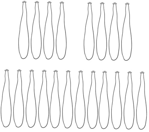 Ciieeo 20pcs Bin Straps Wheelie Bin Elastic Bands for Trash Can Garbage Bag Holder Strap