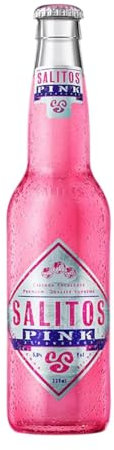 Bier 24 Einheiten Box Salitos Pink Drittel-Liter-Flasche 33 cl