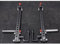 NYZAL Multifunktionaler Squat Rack-Aufsatz, hochbelastbare, verstellbare Jammer-Arme und Hebelarme, für 3x3 Racks mit 1-Zoll-Loch, Schwarz