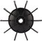 Ultra-Quiet Air Compressor Fan Blade 14mm Shaft 135mm Outer Diameter for Mechanical Equipment