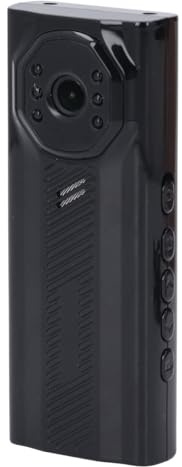 Am Körper Getragene 4K-Kamera mit, Motorradkamera, Tragbarer Videorecorder für Outdoor-Radcamping, Geeignet für Strafverfolgung und Sicherheit