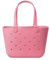 Simple Modern Strandtasche aus Gummi | Große Wasserdichte Tragetasche mit Reißverschlusstasche für Strand, Pool, Boot, Einkäufe, Sport | Getaway Bag Kollektion | Velvet Pink