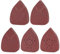 XIATIAN 50 Pcs Mouse Sanding Sheets, 12 Holes Hook and Loop Sander Pads, Sandpaper Assorted 60/80/120/180/220 Grit for Black and Decker Detail Palm Sander