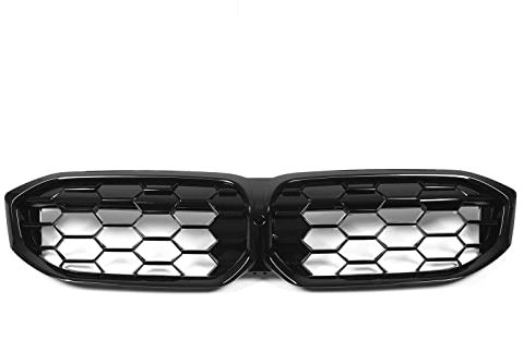 Auto Front Nieren Gitter Gitter Grill für BMW 3er G20 G21 2023-2024 Schwarz Silber