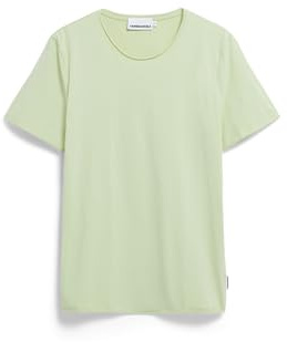 Herren T-Shirt aus Bio-Baumwolle JAAMES Brushed Regular Fit Green Ash