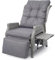 COMLAX FIELD Garden Recliner Chairs, Rattan Reclining Sunlounger with Thick Cushions, Adjustable Sun Lounger with Flip Table, Garden Conservatory Furniture, Dark Grey