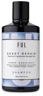 FUL Reset Repair Shampoo, Strengthening for Damaged Hair | Restorative treatment for heat-styled hair. Balances, restores and banishes frizz.