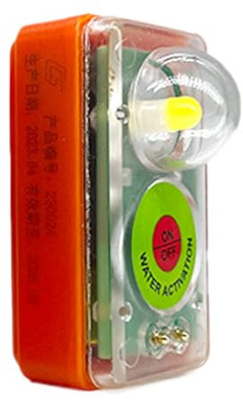 Luce di salvataggio - Posizionamento Strobo di sicurezza, segnale LED BAECON | Luce giubbotto di salvataggio attivato dall'acqua di mare, attrezzatura di sicurezza marina per la, luce strobosc