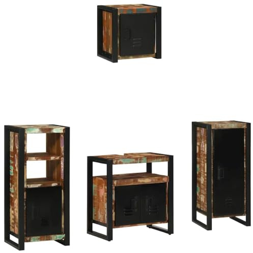 vidaXL Living Room Storage Solution - Hanging Shelf for Your Living Room This modern industrial design cabinet is ideal for saving space while adding a cool loft style.