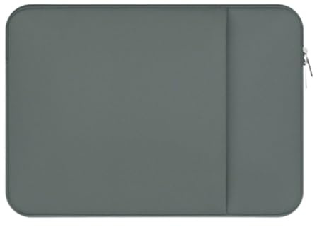 Portable Soft Flat Liner Laptop Bag, Waterproof Wear-resistant Protective Case, Laptop Briefcase Tablet Cover Bag(gray-13in&pocket)