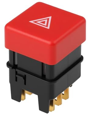 YINETTECH Interrupteur de feu de détresse 7 broches 1300456808 compatible avec Citroën Jumper 1994-1999 Compatible avec Fiat Ducato 1994-1999