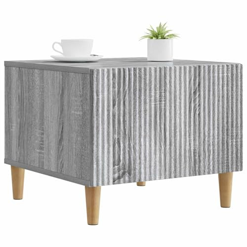 vidaXL Couchtisch Graues Sonoma 49 x 50 x 40 cm Holzwerkstoff, Couchtisch, platzsparendes Design, rechteckig im Vintage-Stil, aus hochwertigem Holz, ideal für Moderne Wohnungen, praktisch