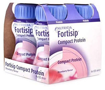 Fortisip Compact Protein Strawberry 125ml x 4