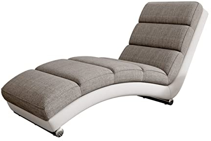 Mirjan24 Relaxliege Holiday Loungesessel Liegesessel Polstersessel Farbauswahl Relaxsessel Modern Wohnmöbel (Soft 017 + Lawa 05)